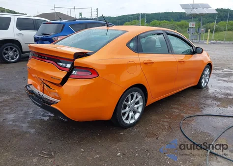 2013 Dodge Dart Rallye z USA, uszkodzony, nr VIN 1C3CDFBAXDD176292